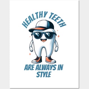 Funny cool dentist quote tooth design Posters and Art